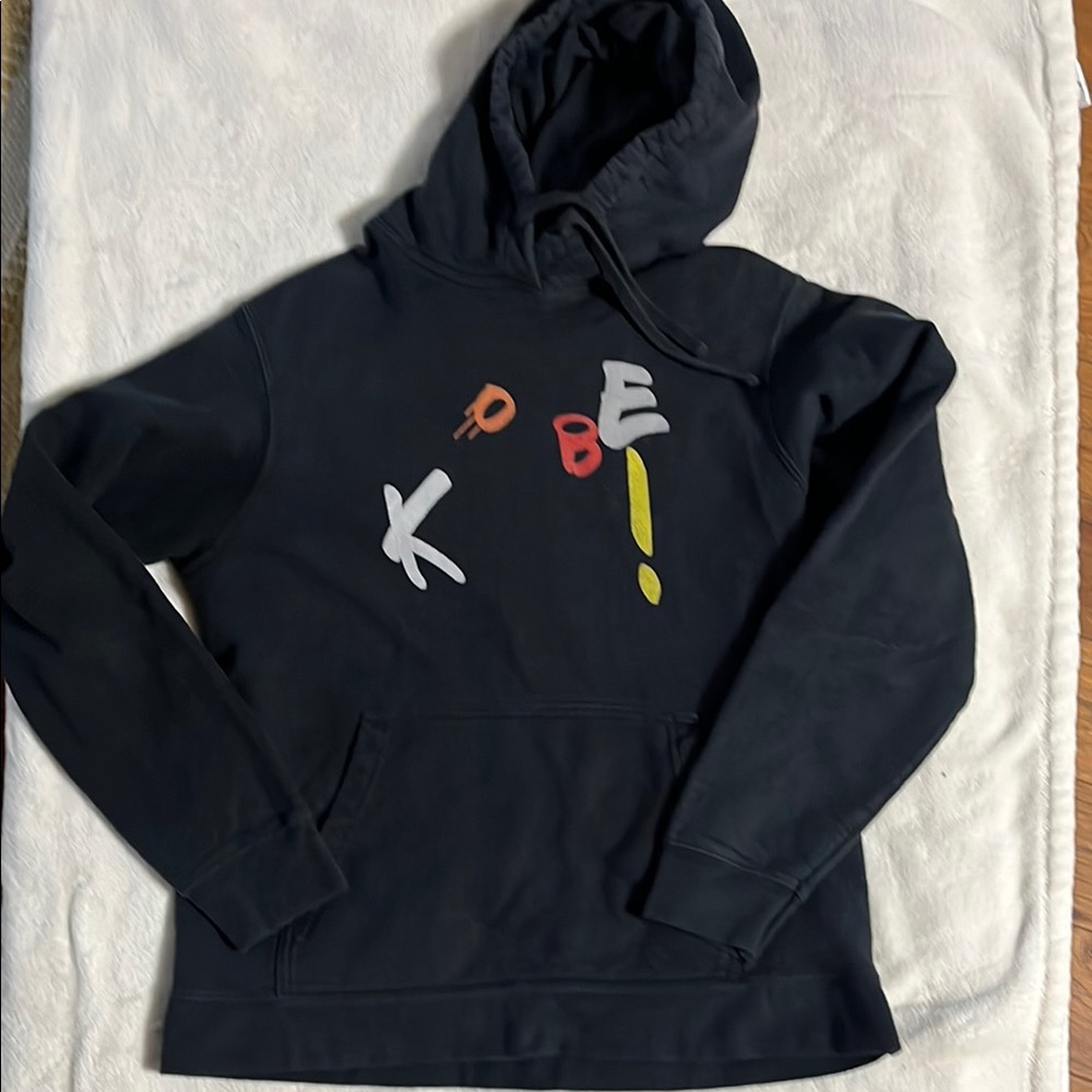 Kobe Bryant Black Hoodie with Colorful unique Lettering